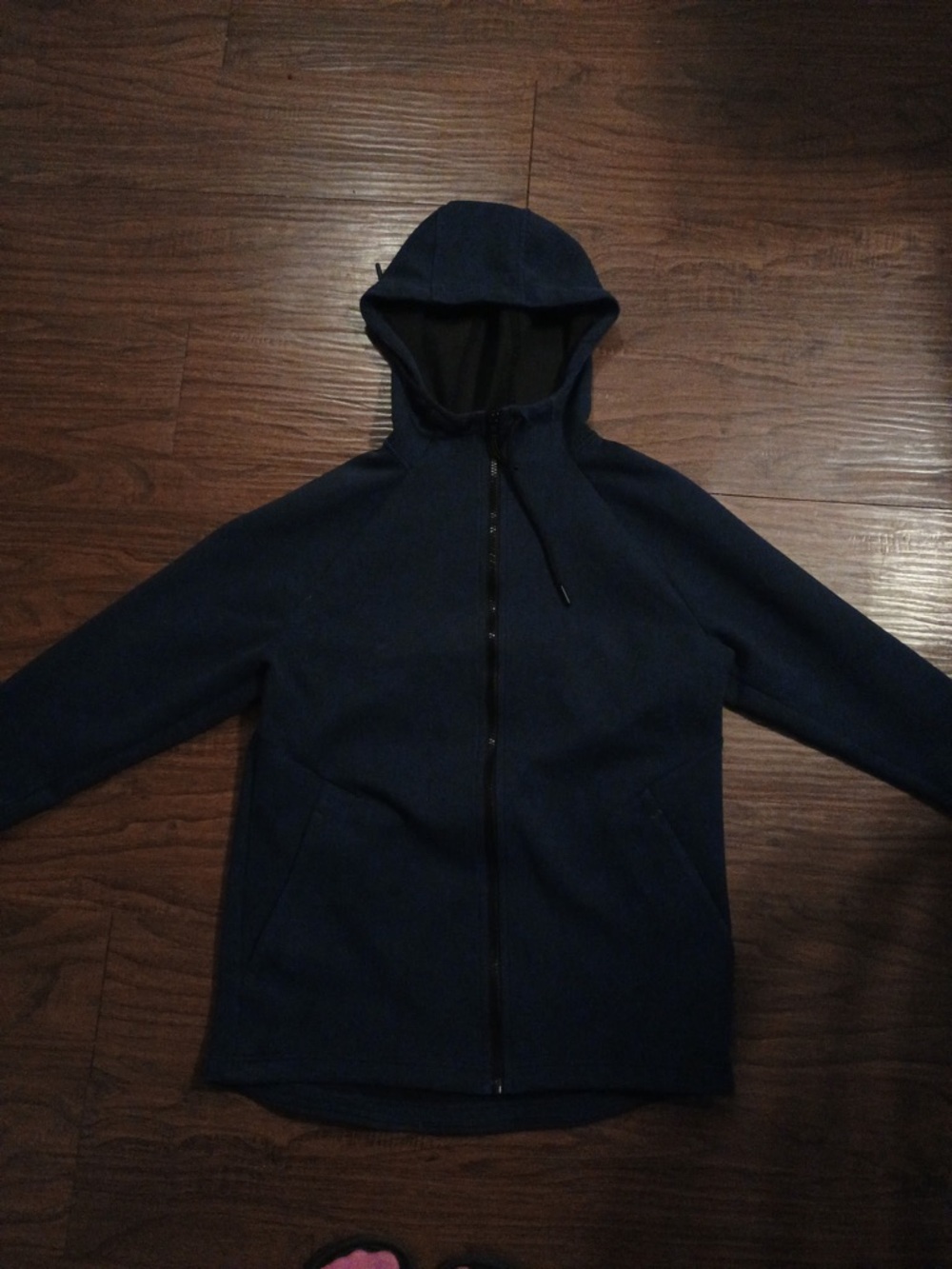 Russell Athletic Navy Blue Hooded Zip Jacket